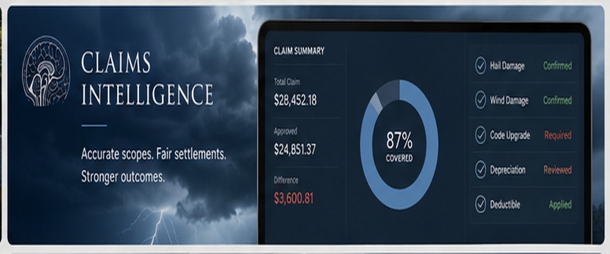 Storm and claims intelligence visual